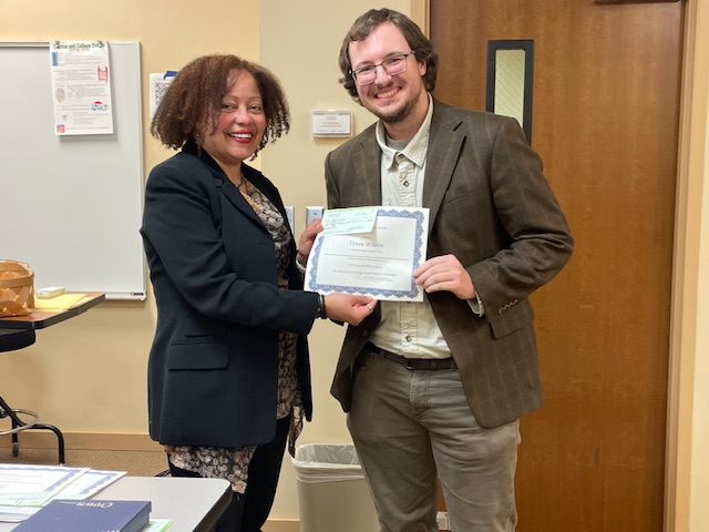 aumeandp's tweet photo. At last weekend's ACETA conference, graduate student Tyson Wilson received the James Woodall Award for his paper “A Reparative Framework for Southern Education: Teaching Black Counternarratives to Dismantle the Southern Narrative of White Supremacy.” https://t.co/xFrRoK1Syl