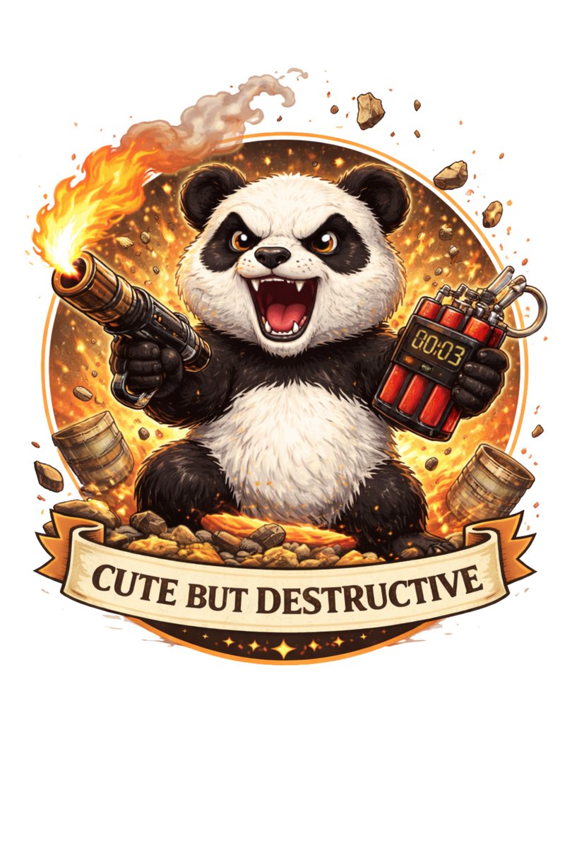 NAJURE2581221's tweet photo. This panda looks cute... until the timer hits zero 🐼💥 00:03... who's running?
#cutebutdestructive #pandameme #explosivevibes https://t.co/YyAOOO0sJQ