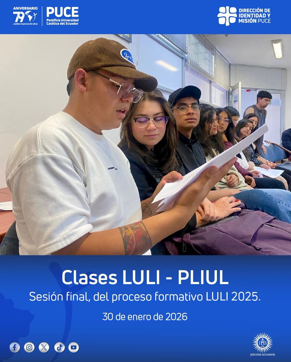 Dirección de Identidad y Misión PUCE tweet media