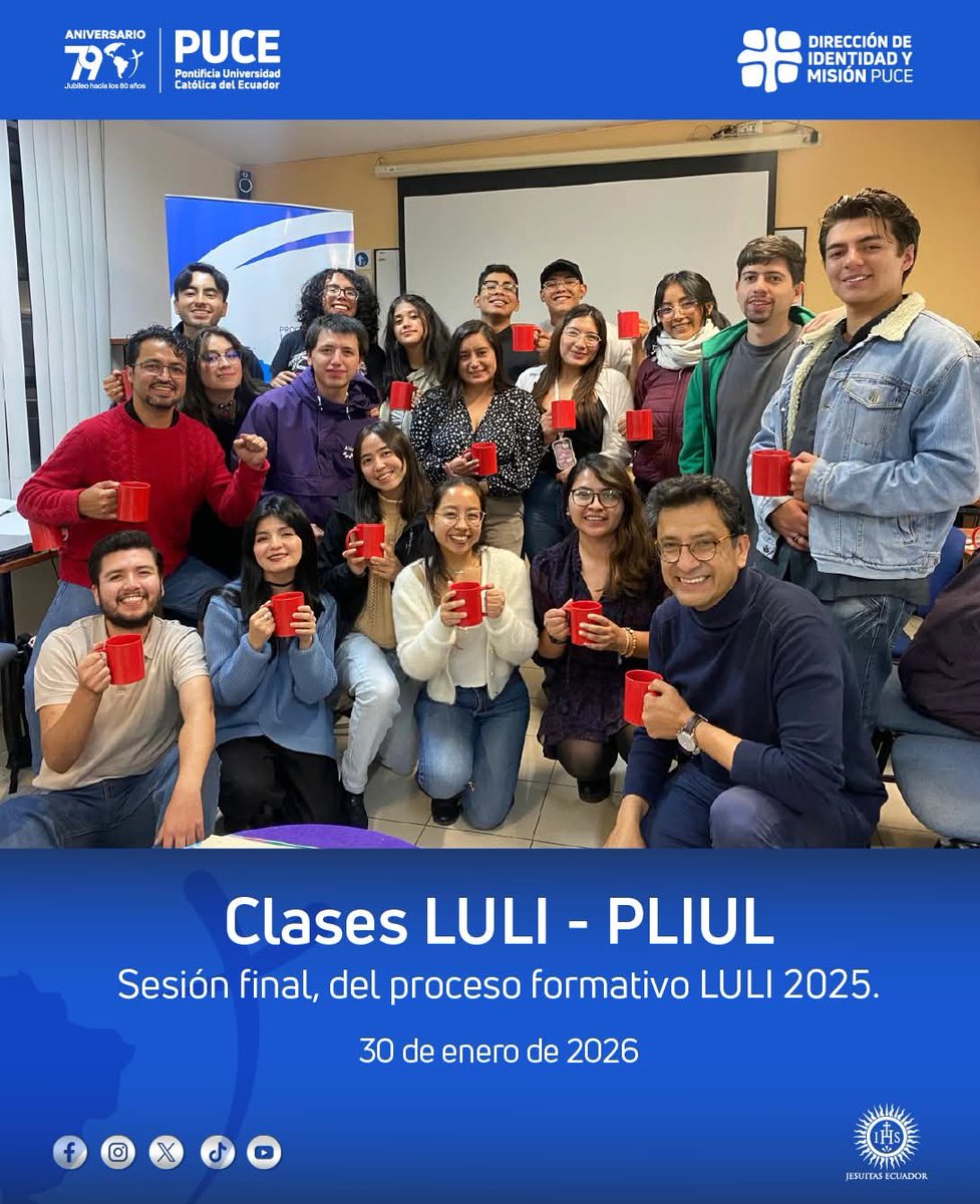 Dirección de Identidad y Misión PUCE tweet media