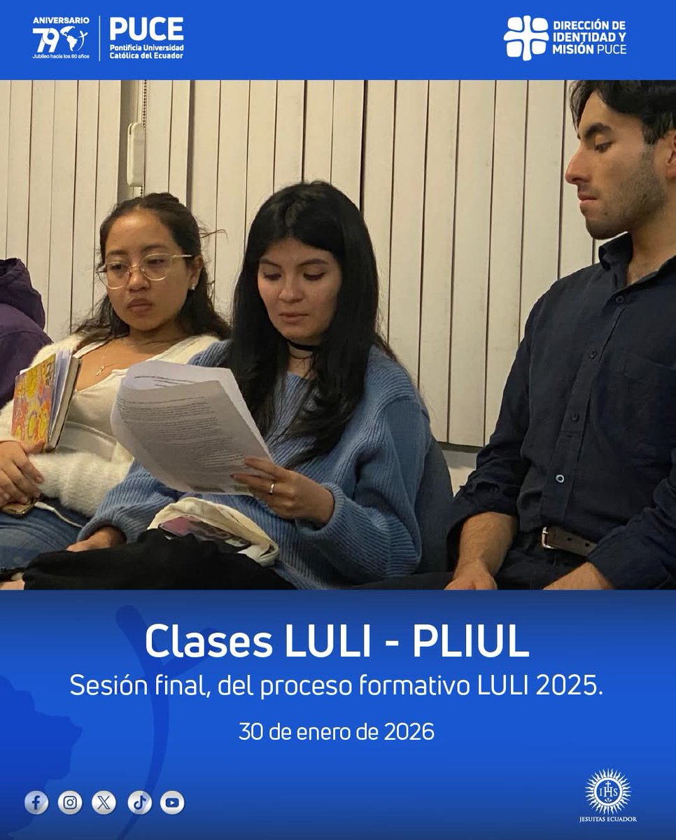 Dirección de Identidad y Misión PUCE tweet media