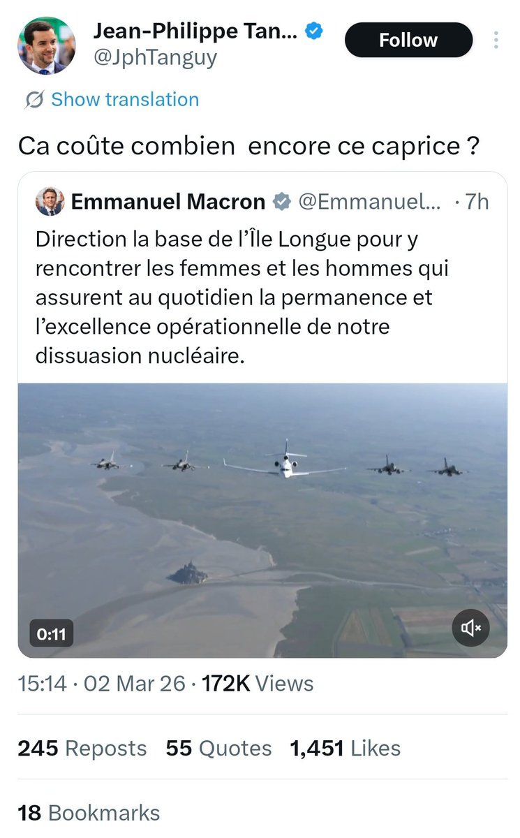 Même pas une dizaine de secondes de dépenses de retraite