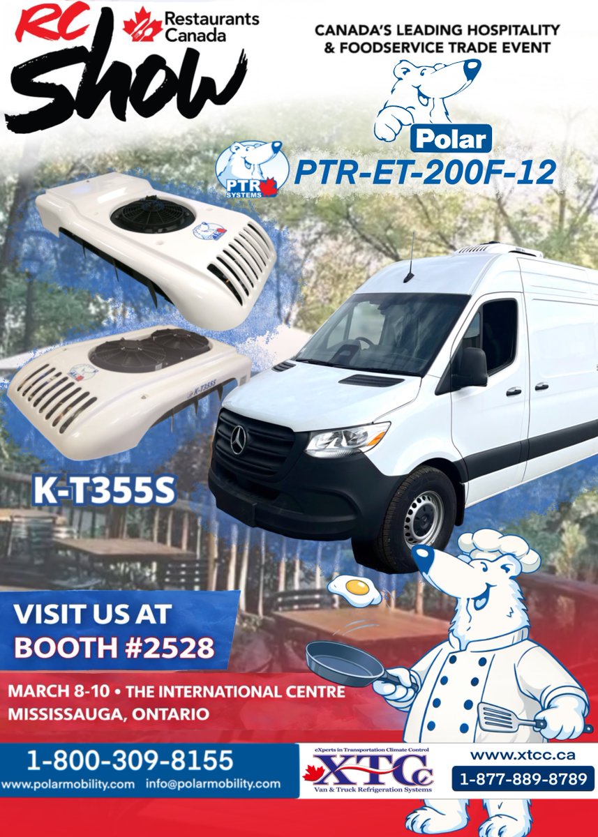 MobilityPolar's tweet photo. We’re Bringing the Cold to One of Canada’s Hottest Events. ❄️🔥

Join Polar and XTCC at the RC Show! Let’s talk transport refrigeration solutions that work as hard as you do!

Booth #2528
March 8–10
Mississauga, ON

POLAR
https://t.co/AihJxGS69d
1-800-309-8155 https://t.co/WCuDE8MC6k