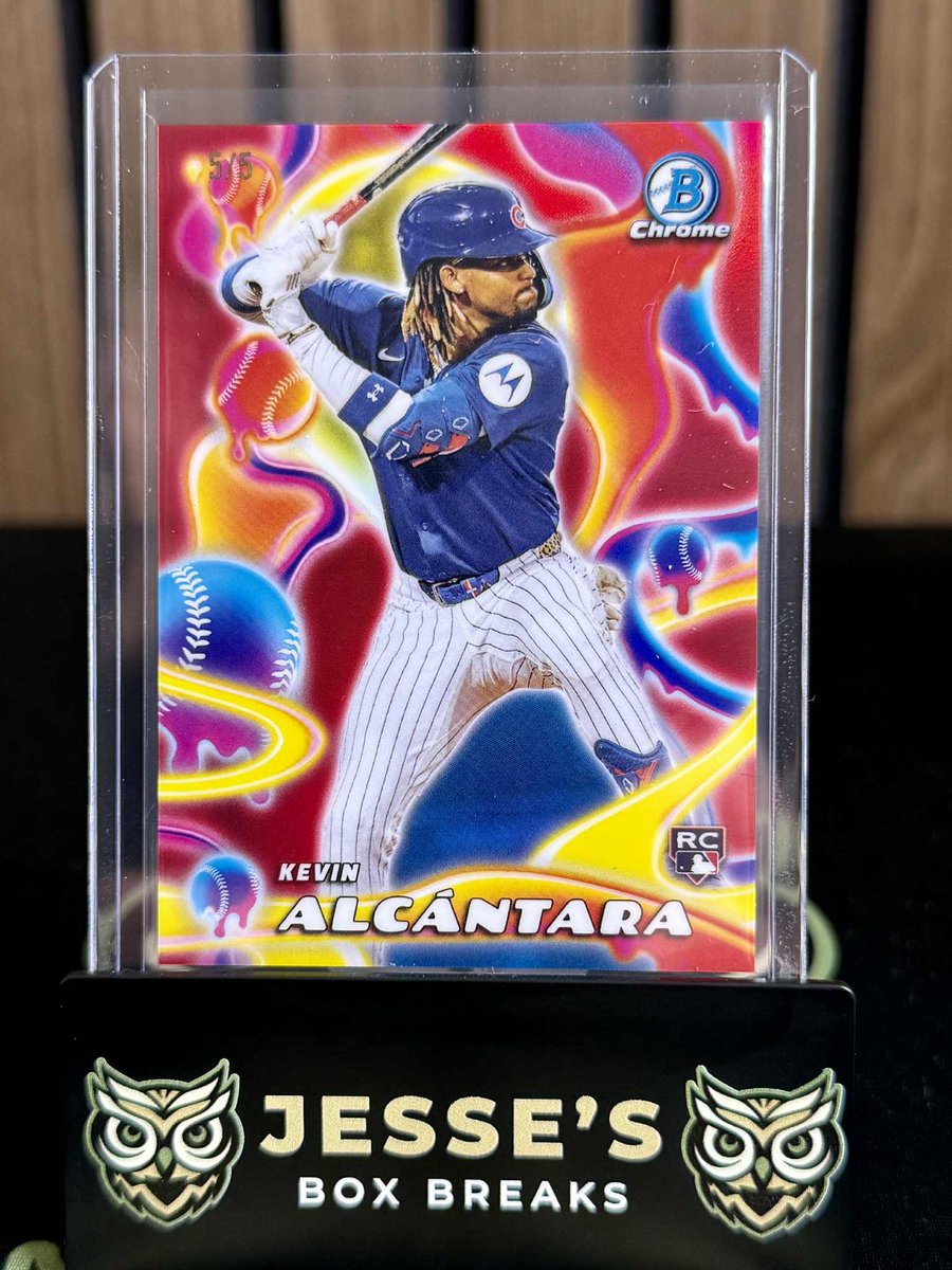 I AM GIVING AWAY A KEVIN ALCANTARA ROOKIE CARD #/5🚨‼️

TO ENTER:

- Follow

- Repost

- Like

- Comment “done”

Will pick a winner by the end of the week!