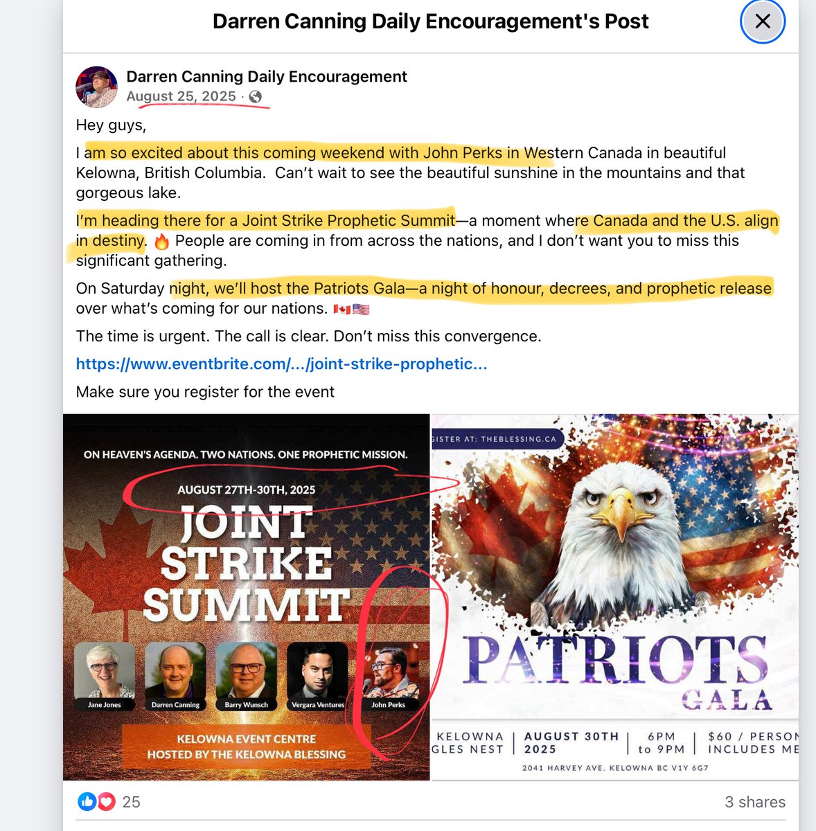 TruthWins_2022's tweet photo. @LauraLynnTT @CrazyMetis @staceycampbell @JulieMeyer @KelownaRCMP @JoanHunter153 #DarrenCanning is another #ACCOMPLICE WHO BROUGHT #JohnPerks into this other CONferance, ( I didn’t know Perks was doing these latest rounds last yr! )Trying to wea$el self back in to $cam the churches.
@staceycampbell YOU DEVILS TRYING TO BRING IN THIS FRAUD!
#ArrestThemAll https://t.co/7uuxhL6rHo