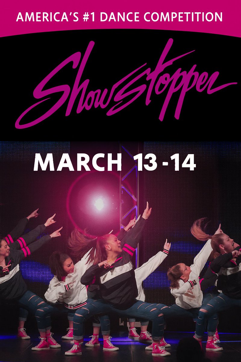 okcconvcenter's tweet photo. Showstopper Dance is coming to OKC!
Catch the energy and talent at America’s #1 Dance Competition —
March 13–14 at the OKCConvention Center.
📷 Thousands of dancers
📷 Stunning routines
📷 Big awards and vibrant stage production
Don’t miss this unforgettable weekend of dance! https://t.co/j5BTZ8N4uw