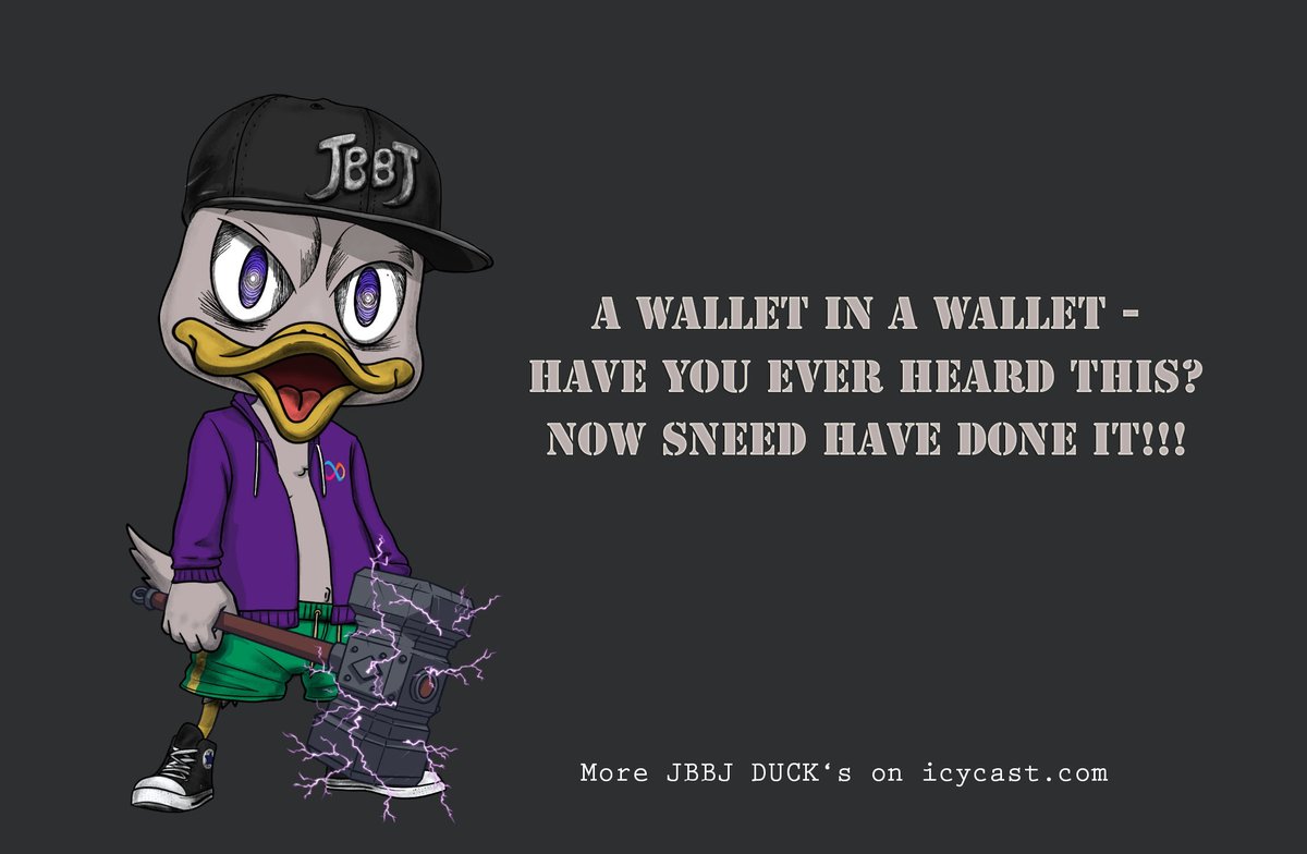 Lovely greetings to the $SNEED community and the Spahetti doge 💕

Join SNEEDEX and <a href="/icsneed/">SNEED ∞</a> ticker $SNEED on $ICP loving $EXE  ❣️

Find amazing JBBJ DUCK's on icycast.com 💥