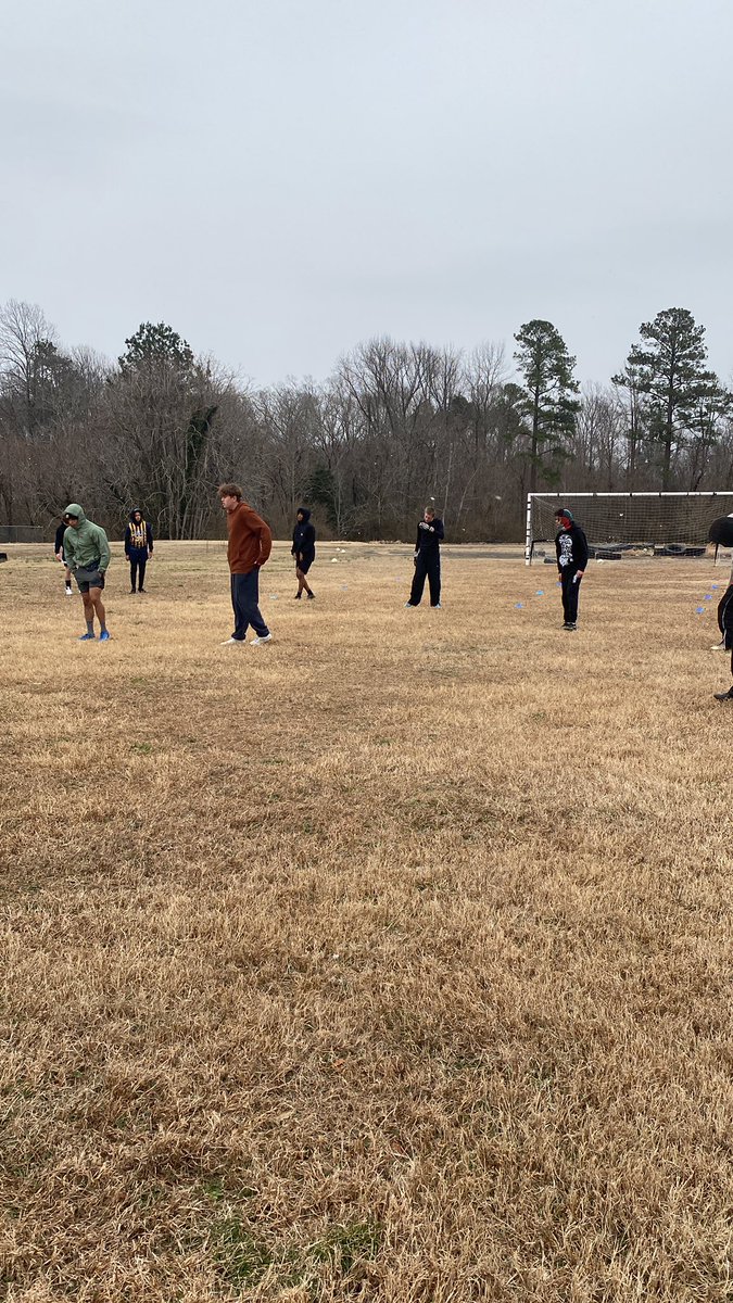 WLSoccer2's tweet photo. Little snow to mix in with training! https://t.co/CsfDhqATGV