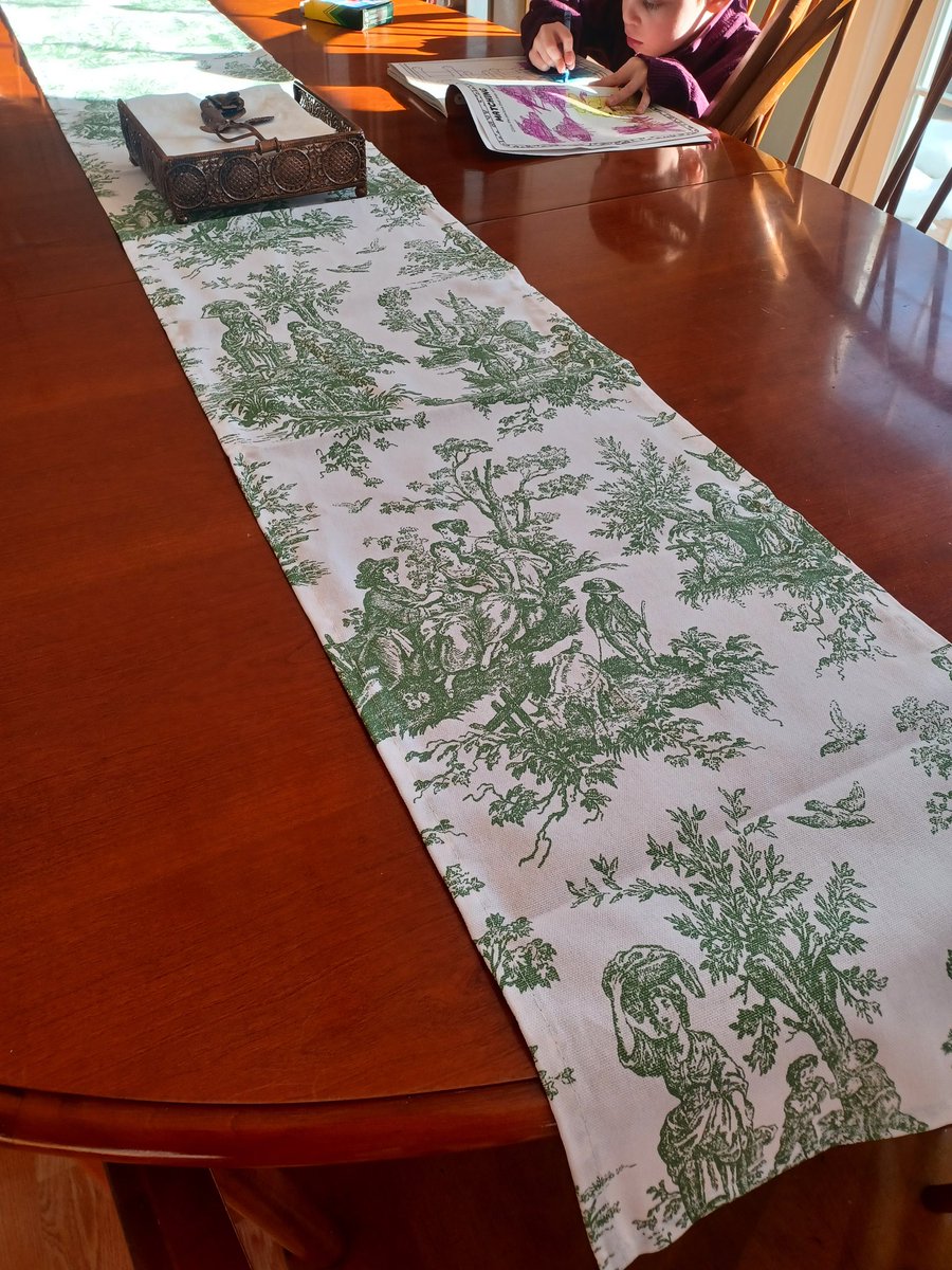 Red toile for February ❤️

Green toile for March ☘️