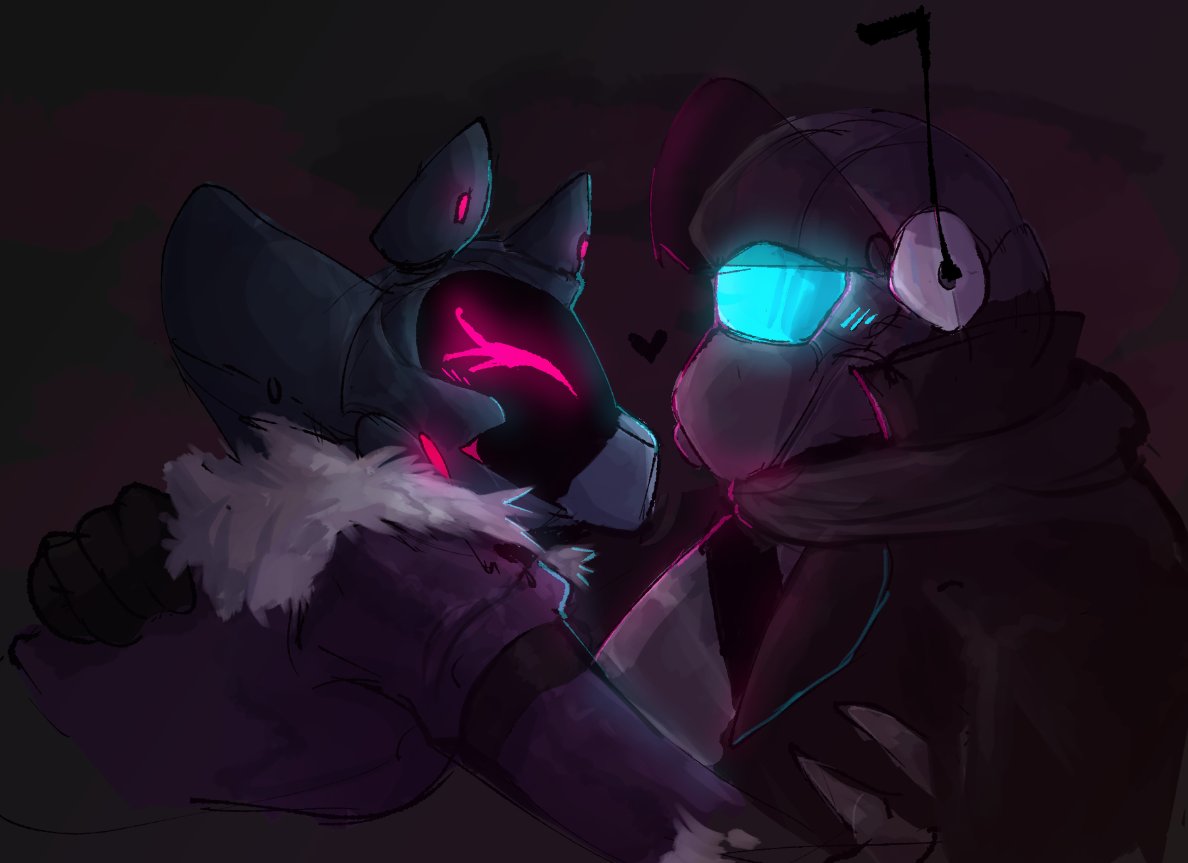 Shading warmup with my sona and my bfs, its been a bit since i shaded