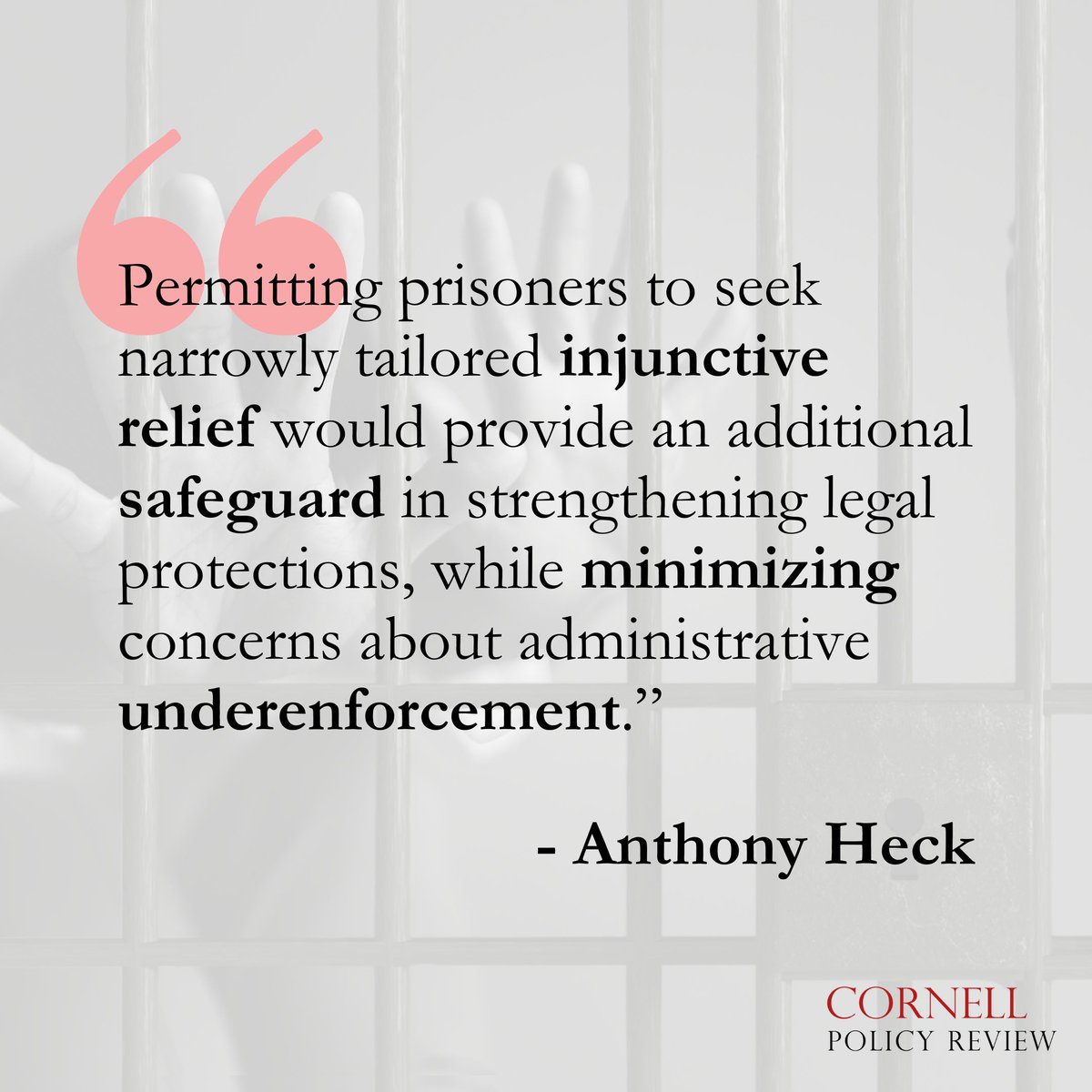 Cornell Policy Review tweet media