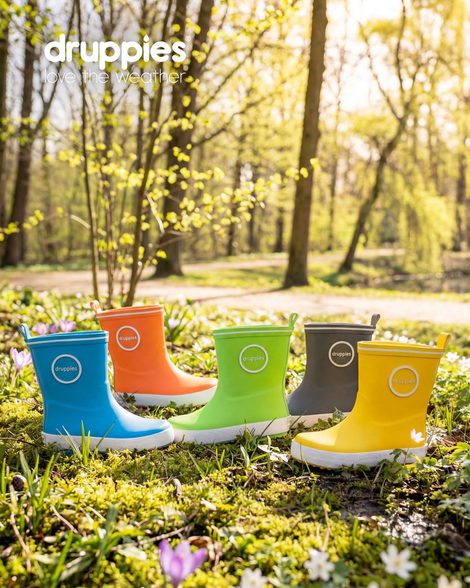 De zon breekt door, bloemen bloeien en kleine avonturen beginnen 🌸☀️
Met kleurrijke Druppies laarsjes wordt het pas écht lente 💚🌈

#druppies #colorful #lente #vrolijk #buitenspelen #springvibes