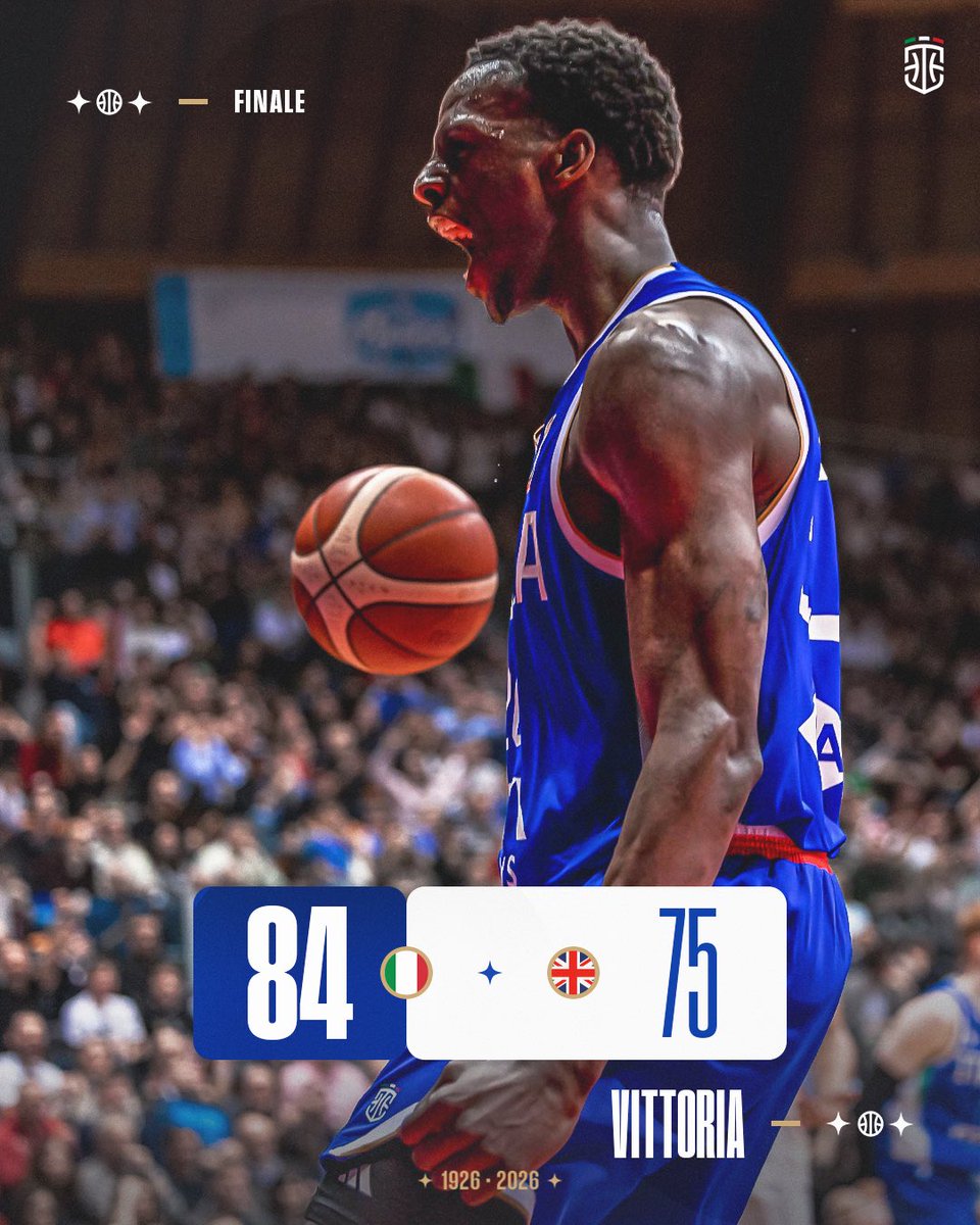 Seconda e ultima vittoria per gli Azzurri 🇮🇹💙

#Italbasket #FIBAWC