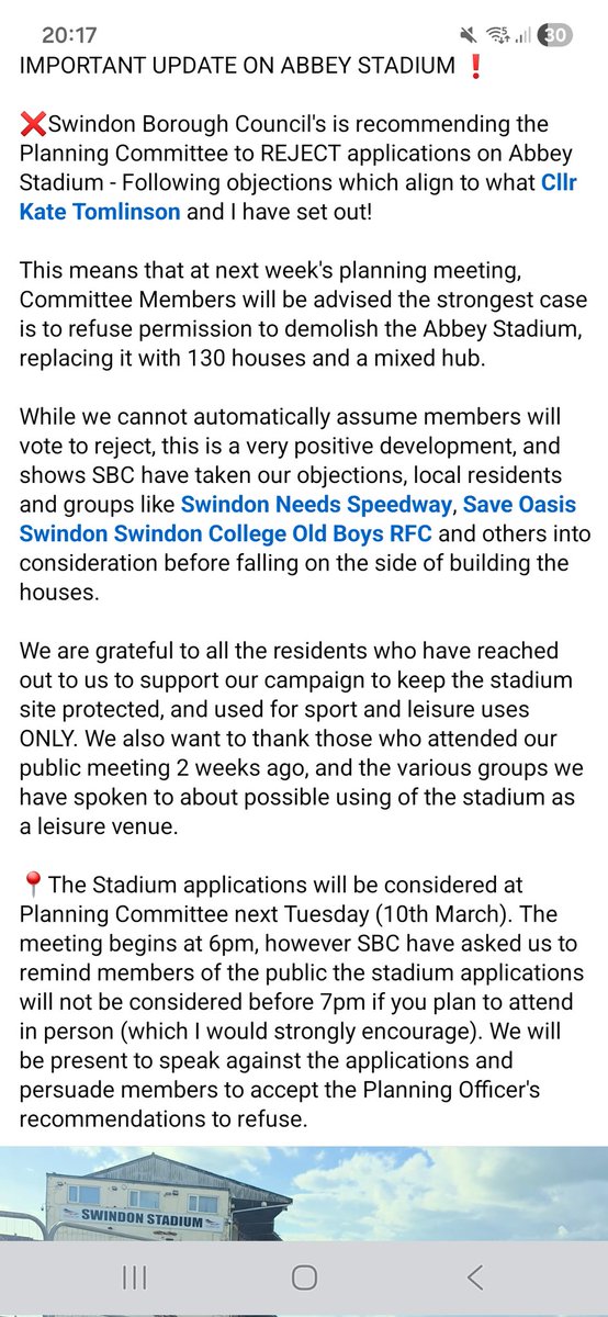 Swindon Needs Speedway tweet media