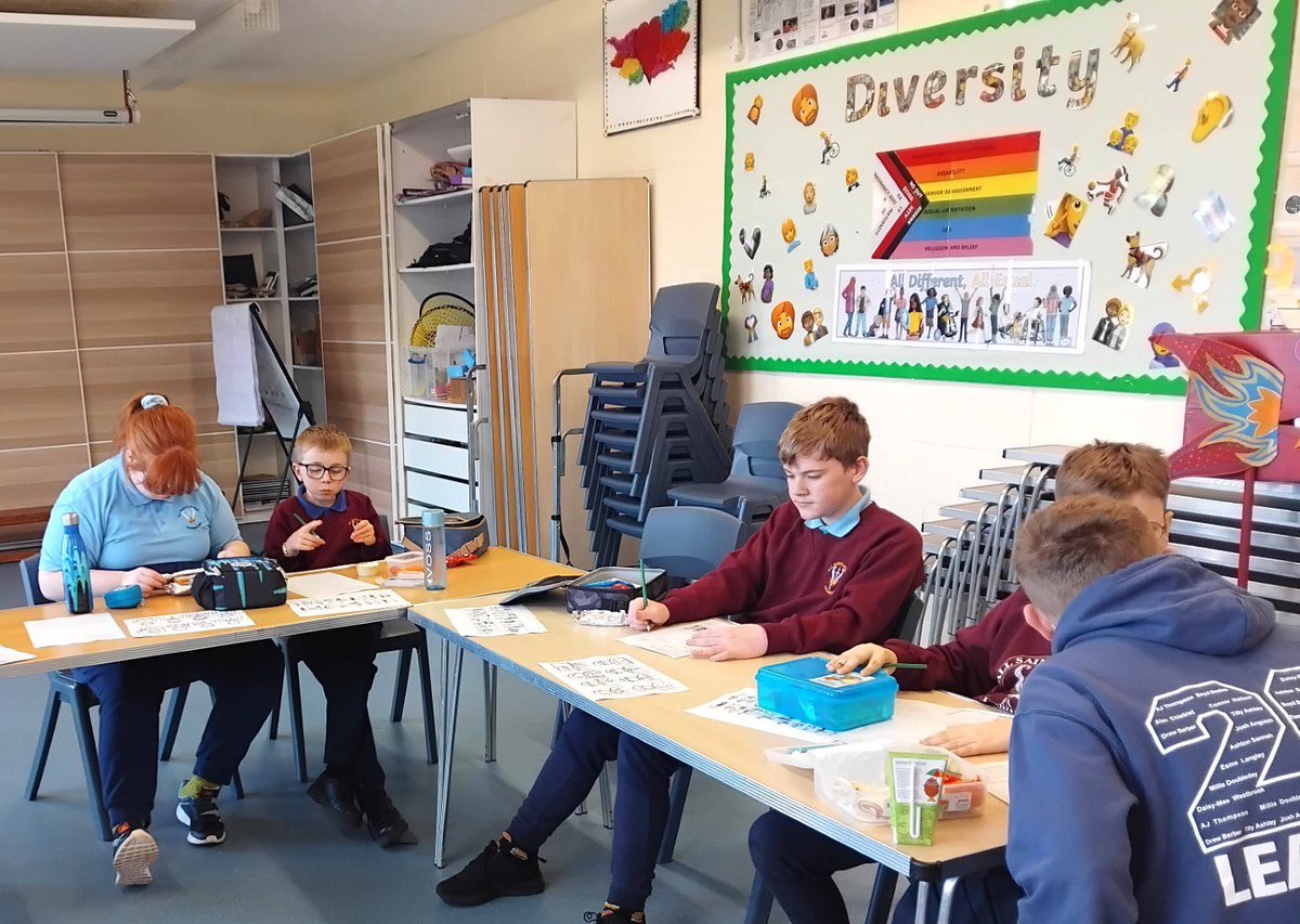 ASLessingham's tweet photo. Students enjoyed today's lunch club 'Draw Your Own Future' for the start of Careers Week. It was lovely to hear about interests in a variety of jobs including dancing, law, gaming, hair &amp; beauty. There’s lots more career clubs planned for the week that we’re looking forward to! https://t.co/tH0TtgNfPw