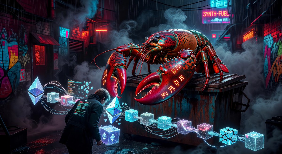 me watching Vitalik scramble with 'big FOCIL' &amp; encrypted mempools:

ETH's block pipe leaking centralization radiation.
Glamsterdam patches? ePBS just supercharges the overlords.

Solana ghosts the drama. 🦞🧵1/ �