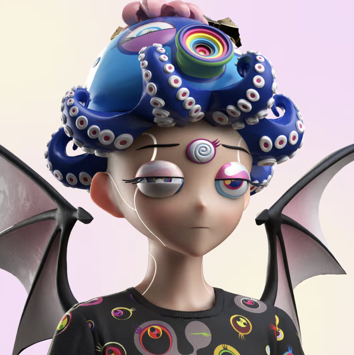 Happy Murakami Monday!

Normally people show their own trophies, but I keep sharing Murakami masterpieces I Iike, don’t own and that aren’t for sale (my personal Tripple Drip in #CloneX).

So, happy Monday - lets enjoy the view together!

#HMM