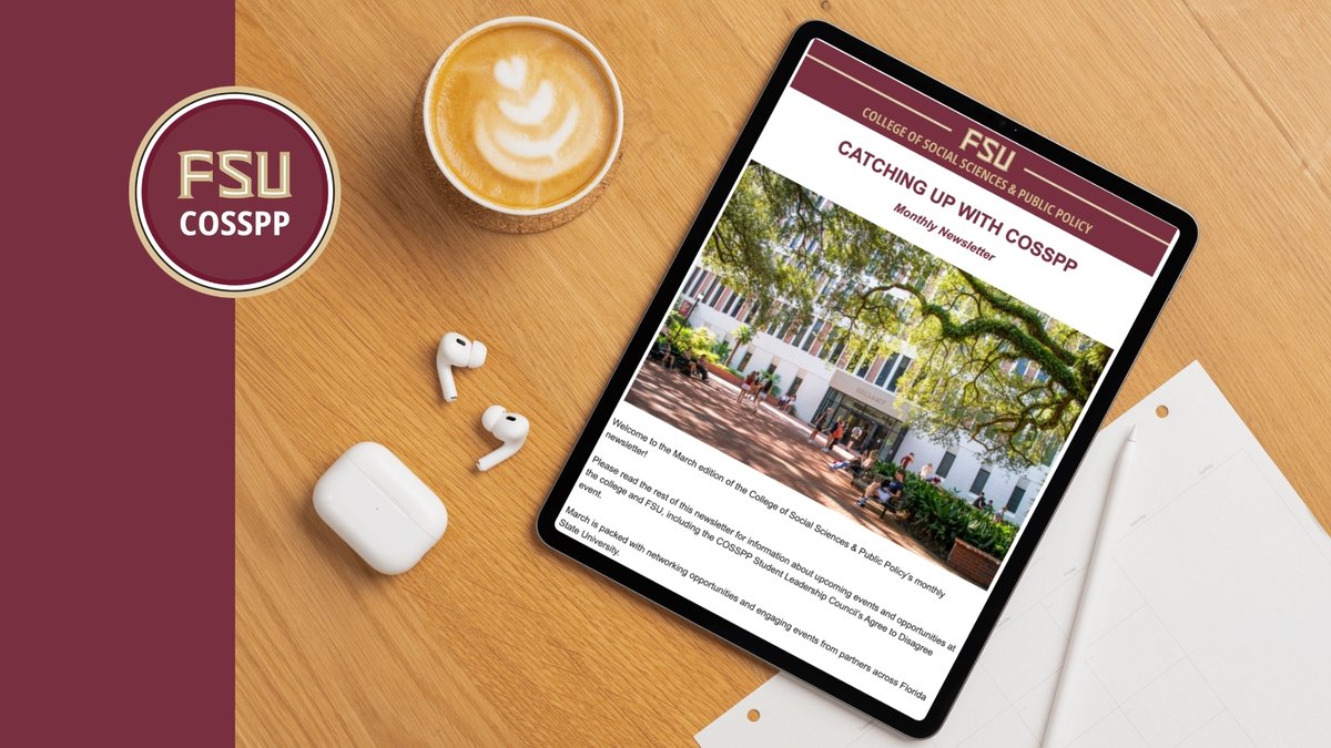 FSU College of Social Sciences and Public Policy tweet media