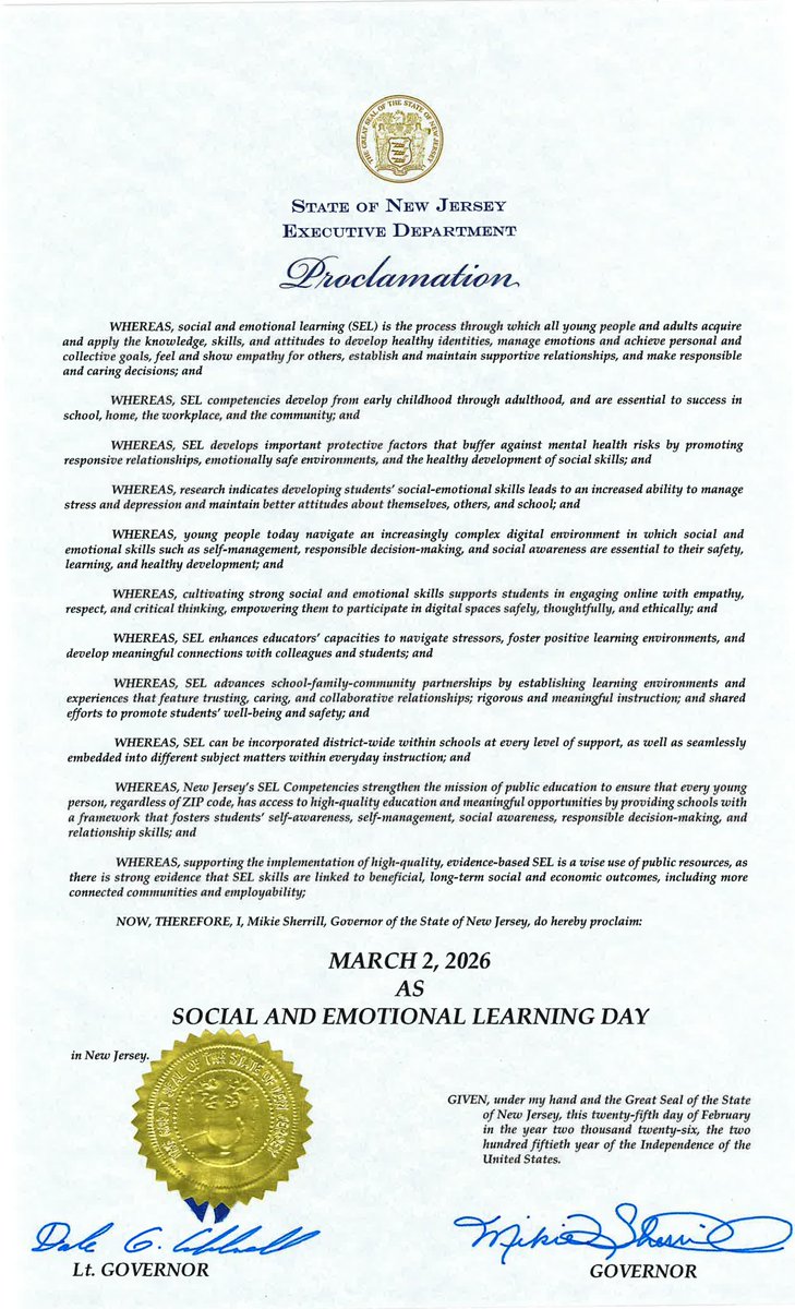 New Jersey Department of Education tweet media