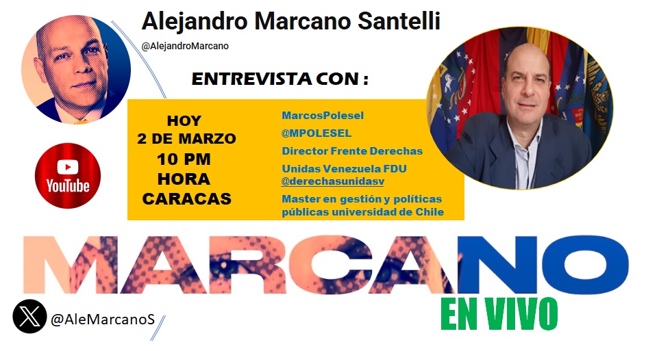 HOLA  LOS INVITO A COMENTAR ME INTERESAN SUS COMENTARIOS RESPONDERE A TODOS 
youtube.com/<a href="/AleMarcanoS/">Alejandro Marcano S.</a> @AleMarcanoS <a href="/AlfredoeOrtega/">Alfredo Ortega</a> <a href="/AnaMercedesDiaz/">Ana Mercedes Diaz .</a> <a href="/EnioDaza/">EnioDaza @EnioDaza</a> <a href="/pjmosquera/">Pedro Mosquera</a> <a href="/elorlandojosefs/">Orlando Fuenmayor</a> #VENEZOLANOSENCHILE #Venezolanosenelexterior #Venezuela #VenezuelaLibre