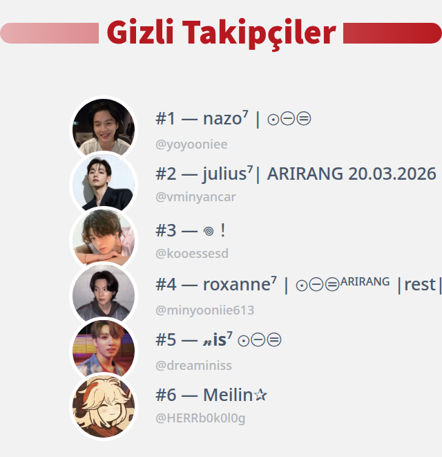Twitter profilimi kimin ziyaret ettiğini keşfettim!

⠀➡️ infinitetweet.me/secret-stalker…