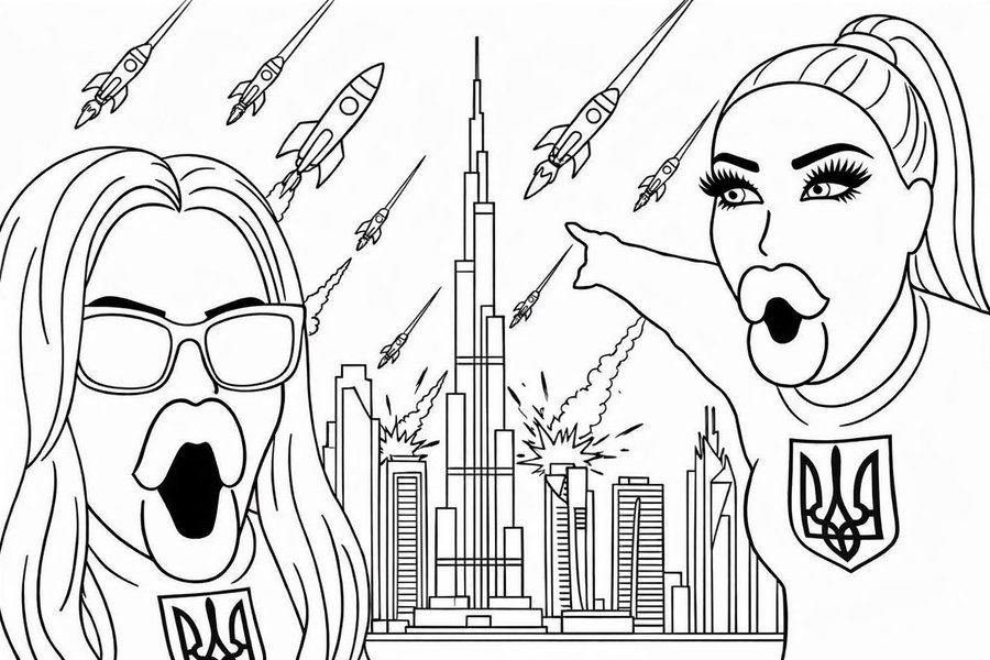 0xMacbeth's tweet photo. The Dubai Wojak meme templaye is going GIGA viral on X because of the Iran missile strike,

So many normies are using htis template already,

This is on track to be the most used meme on X

https://t.co/0ZtbCATsUS https://t.co/EYm5gGDBi2