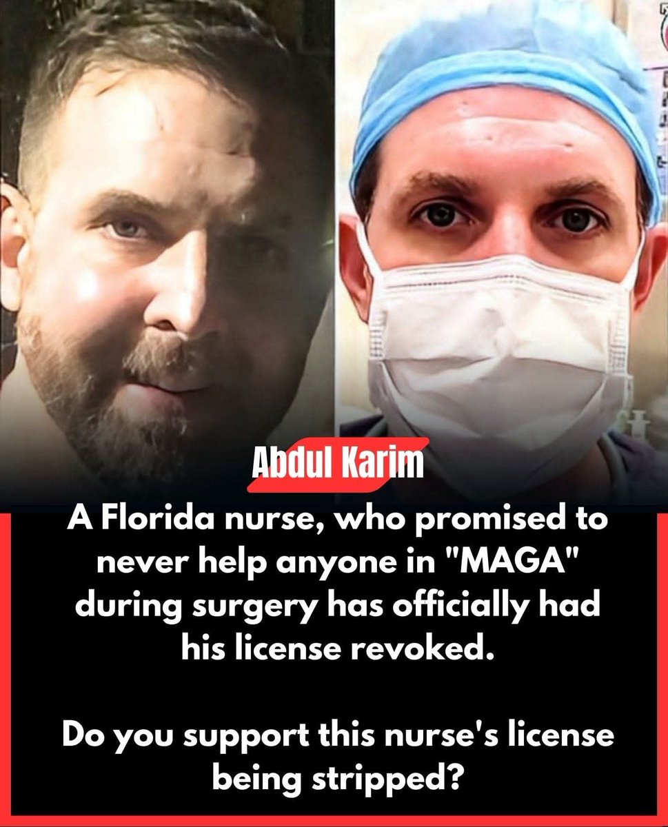 Eric Martindale caused outrage after posting that he would refuse to provide anesthesia to Trump supporters. 

Martindale has been fired for his comments, but some say losing his job over what he called "a joke" was extreme.

🔻Should he have been fired for a social media post?