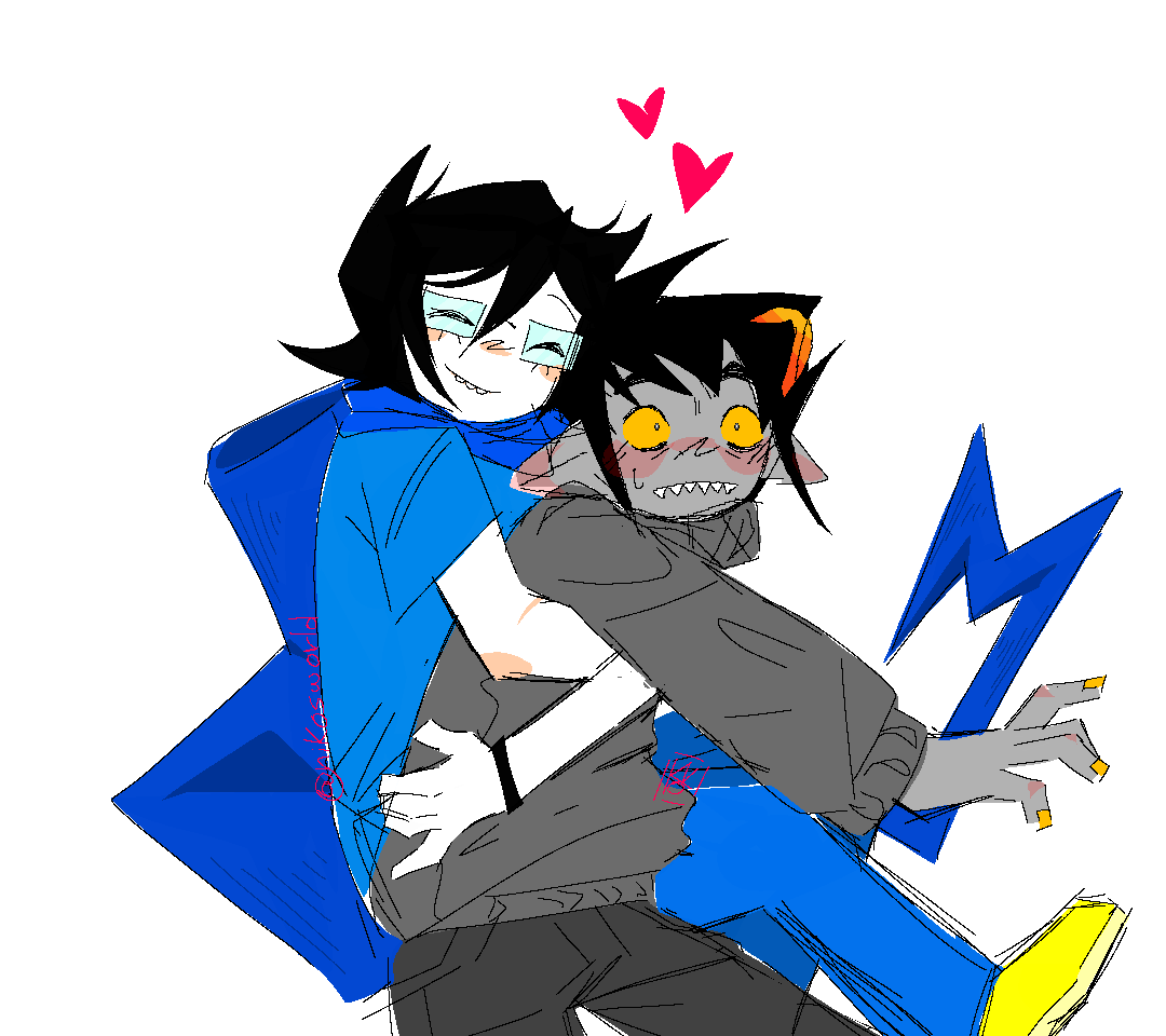 NikosWorld460's tweet photo. sketch since im starting school tomorroww 
says in the wwiki that theyre also knowwn as #crabcakes, does anyone still use that? (⁠；⁠^⁠ω⁠^⁠）

#junekat #homestuck https://t.co/WN13fiLdyk