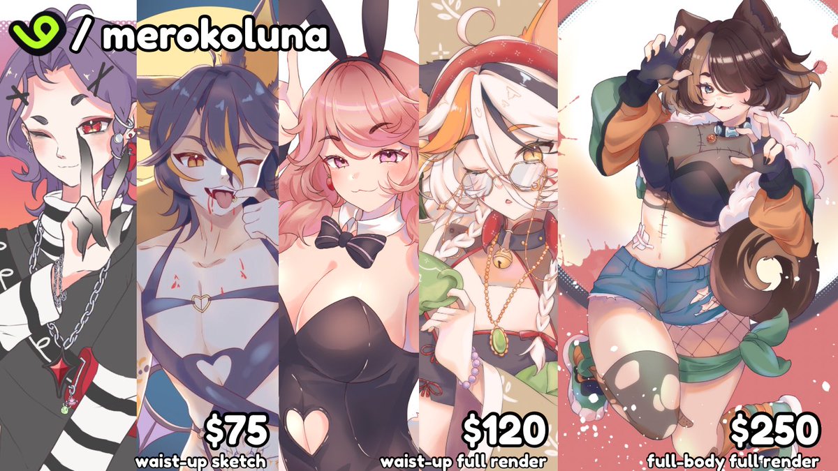 ✨COMMS OPEN✨

I've had a slight emergency home expense come up and would appreciate any RTs and boosts 🥹

Start time for these comms is April!
Link below ⬇️