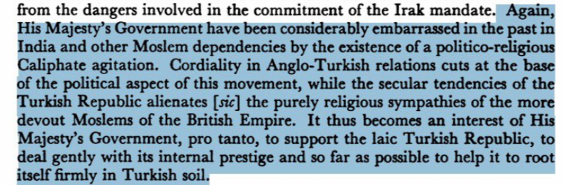 Yarın Hilafetin Kaldırılmasının Yıldönümü. Gelin biraz hafıza tazeleyelim.

8 şubat 1926 | İngiliz Büyükelçisi Lindsay:

"Laik Türkiye, Hilafeti İngilizler için tehdit olmaktan çıkardı. Laik Türkiye'yi desteklemek bizim çıkarımızadır."