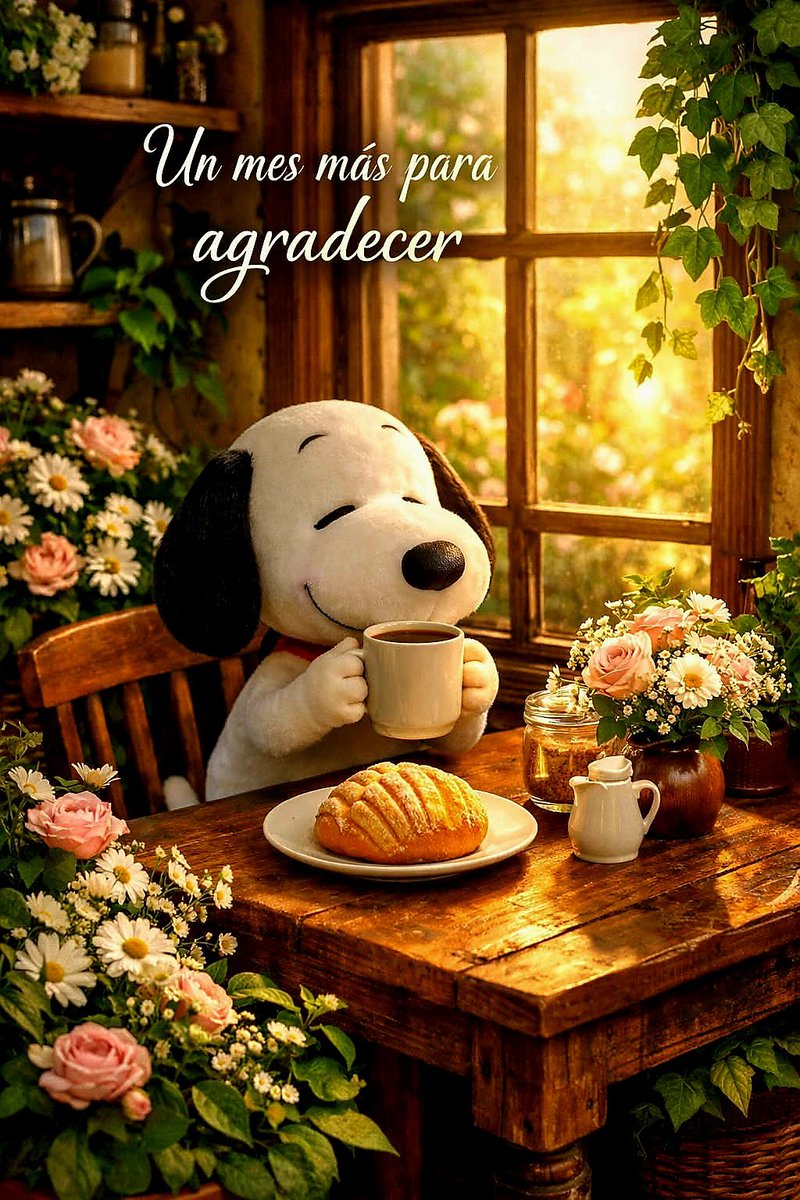 Ha iniciado un mes más, y mil motivos para agradecer a Dios por su amor, su misericordia y su fidelidad. Que nuestra vida sea un canto de gratitud a Él. Feliz tarde.
