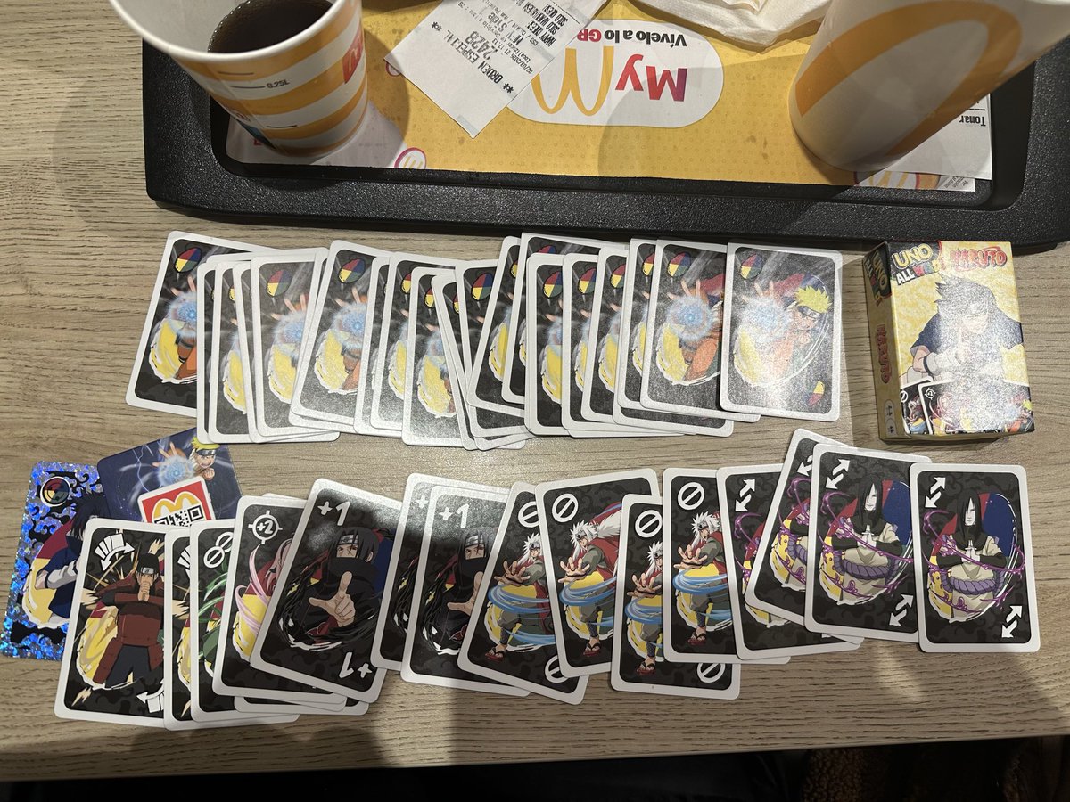 _bxbita's tweet photo. @McDonalds @realUNOgame @Mattel es un nuevo formato de uno sin cartas de números? 🫠 https://t.co/kP1SUlacLF
