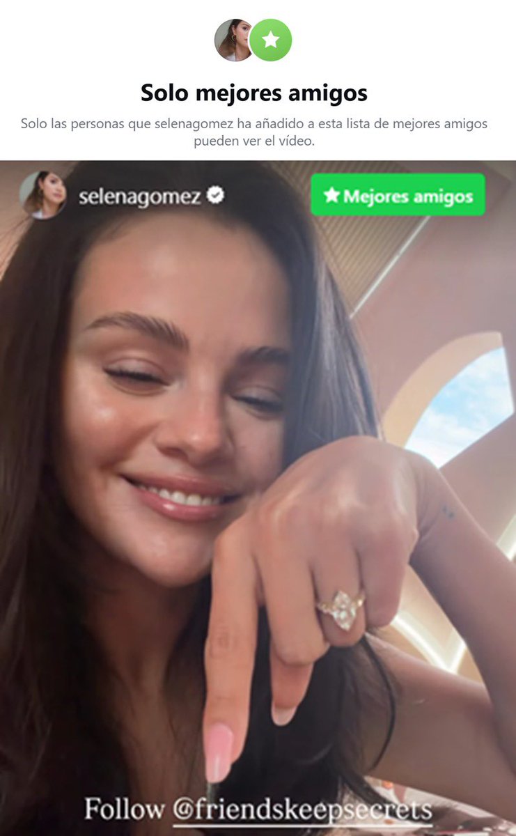 porquetendencia's tweet photo. "Selena Gomez":
Porque agregó a sus seguidores a la lista de ‘Mejores Amigos’ en Instagram https://t.co/lRcN0GbhLq
