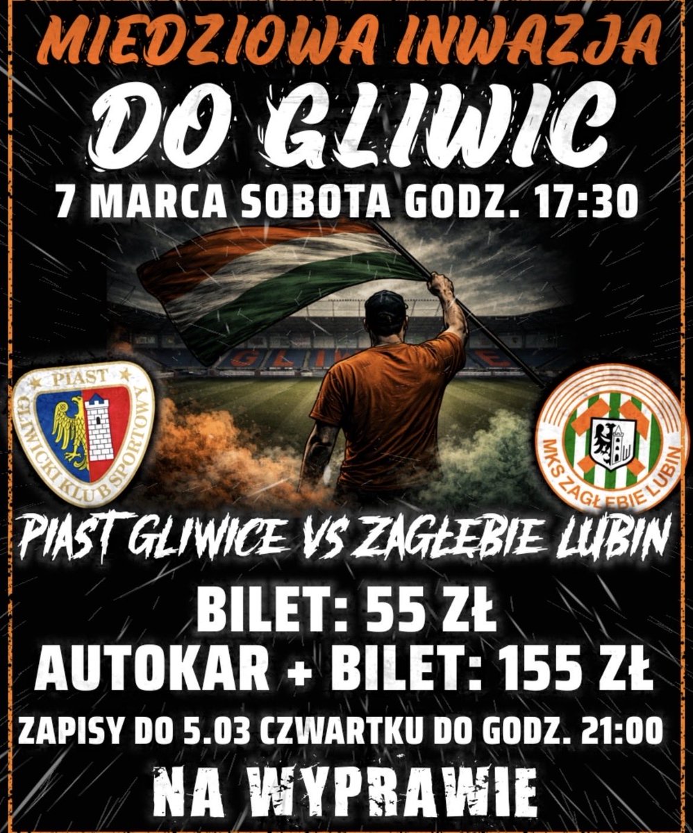 Wiecie co trzeba zrobić. 

Zapisy do czwartku