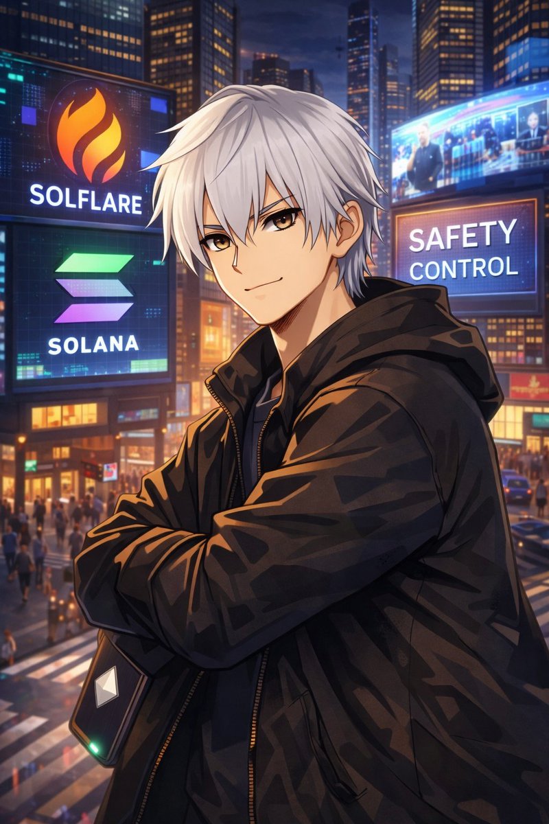 GENTLEDOVE54810's tweet photo. It’s your boy Gentle Dove 🕊️
Tonight, I’m casting real magic
That magic is Solflare.
I stay safe because I stay in control.
With Solflare, it’s self-custody—my keys, my rules.
Built for Solana speed.
Hardware wallet support.
Clean, secure, solid.
In this space, safety isn’t luck. https://t.co/tyAssdzCcU