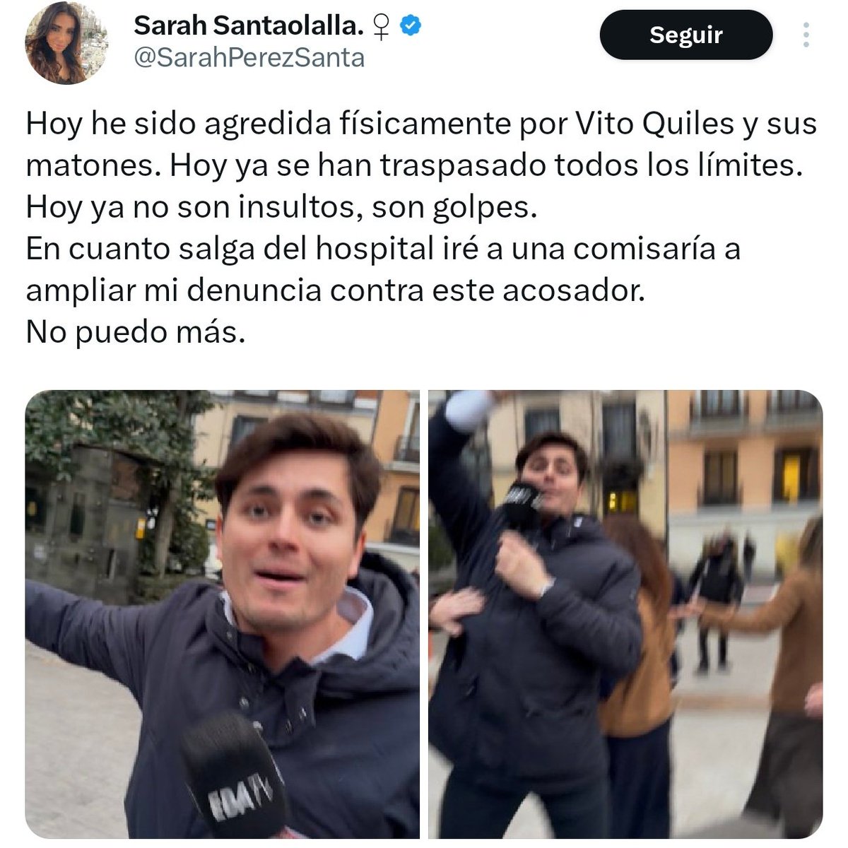 Sarah Santaolalla va a poner una denuncia FALSA