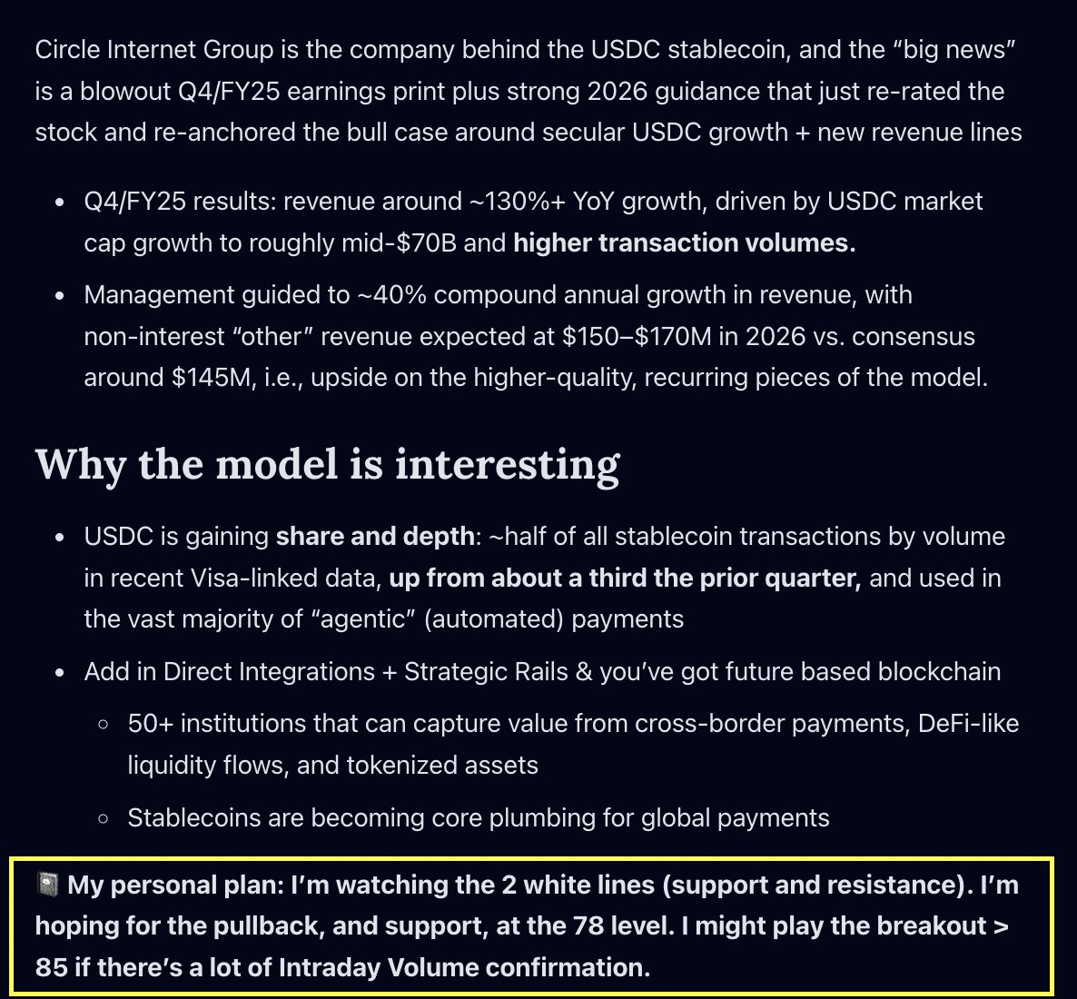 Volume_Stocks's tweet image. $CRCL Calls went &amp;gt; 370% today 🔥

Thesis was shared over the WKND 👇