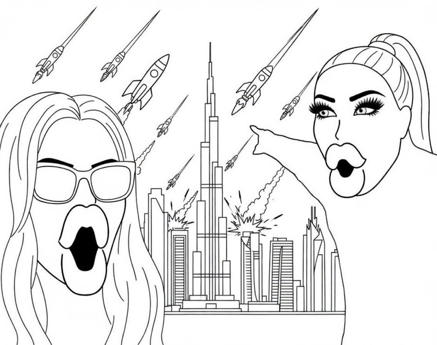 0xMacbeth's tweet photo. The Dubai Wojak meme templaye is going GIGA viral on X because of the Iran missile strike,

So many normies are using htis template already,

This is on track to be the most used meme on X

https://t.co/0ZtbCATsUS https://t.co/EYm5gGDBi2