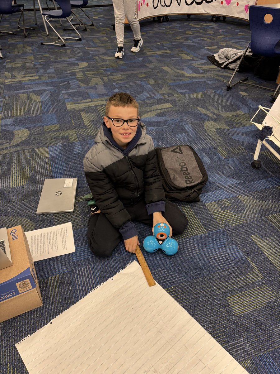 ThorntownES's tweet photo. Robotics club is designing a putt putt course for Dash with Thorntown landmarks! https://t.co/ZBX2EG2NJI