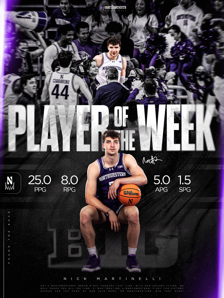 Northwestern Basketball tweet media