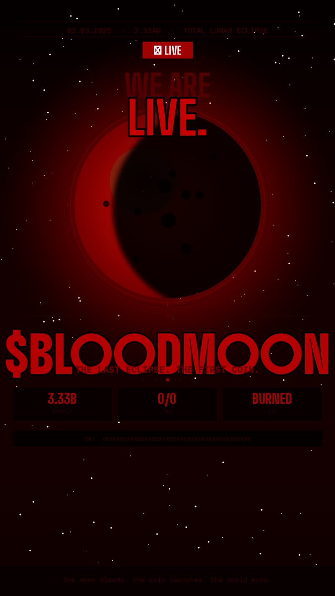 $BLOODMOON 03.03.26 tweet media
