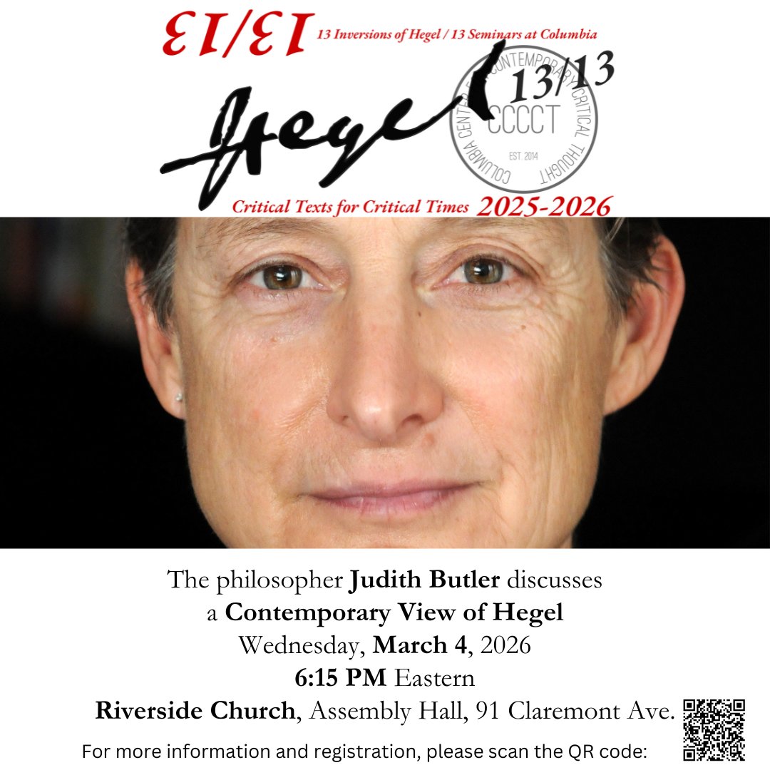 Columbia Center for Contemporary Critical Thought tweet media