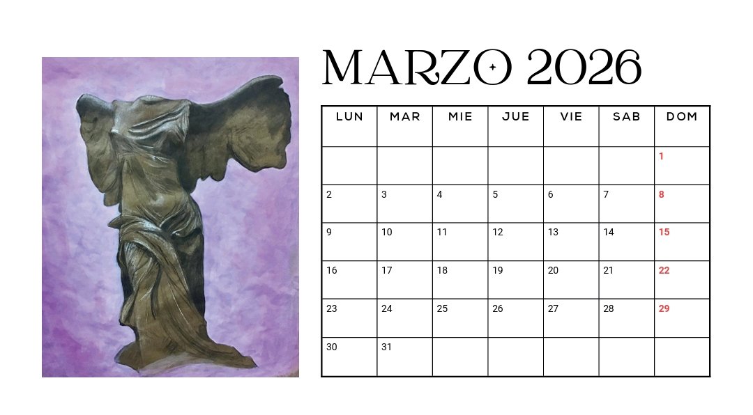 Bienvenido marzo. 🗓️