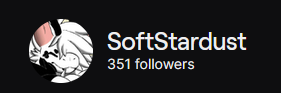 StardustButSoft's tweet photo. ❗❗❗ CHANGES NOTICE ❗❗❗

Handle in here has been change, was before "DesiresOfDesire" to now "StardustButSoft"

Twitch channel name also changed, previously "ChubbyAndHungry" to now "SoftStardust" https://t.co/TqxFp4AwKT