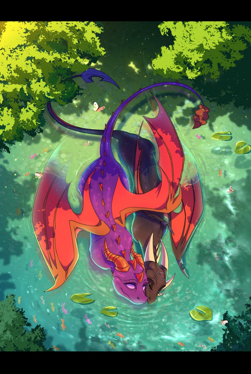 In The Heart Of The Pond✨
#tlos #spyro #cynder #spyrothedragob