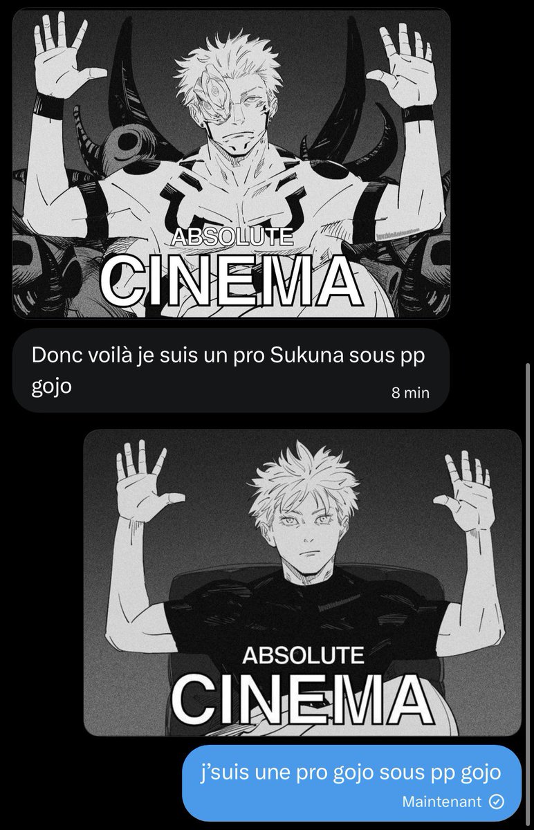 fushiguroqwzrt's tweet photo. moi la pro gojo contre les pro sukuna du monde #leflow https://t.co/ShI3bUNDnx