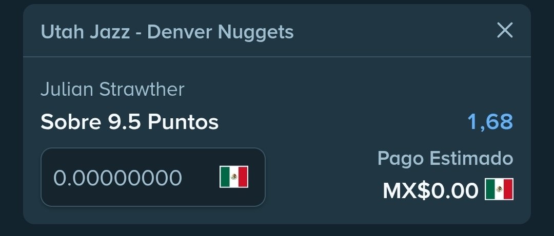 aleex_wall11's tweet photo. 7 veces a superado esta linea  y  Denver va con hambre  de ganar ya que a perdido sus últimos 2 juegos asi que esperemos salga como se tiene planeado https://t.co/4TBSCdy9H6