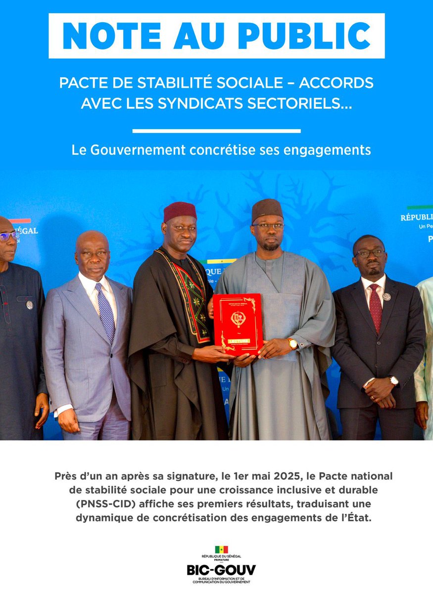 Gouvernement du Sénégal tweet media