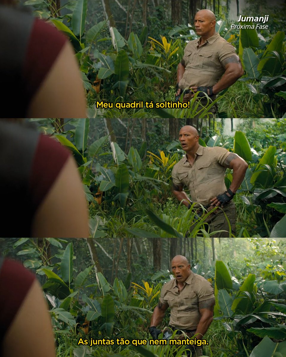 SonyChannelBR's tweet photo. O jovem idoso quando tem um dia sem sentir as articulações já conta como uma vitória! 🤣
Nesta Quarta de Cinema tem “Jumanji: Próxima Fase”, às 21h15, no Sony Channel! 🍿
💥 #SonyChannel #QuartaDeCinema #TheRock #JumanjiPróximaFase #JumanjiTheNextLevel #Ação https://t.co/fyfhTOp80U
