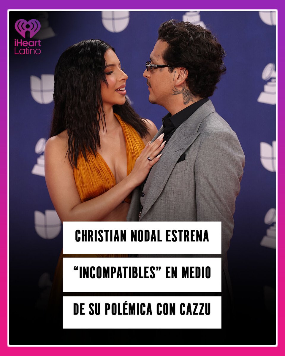 Christian Nodal anunció el lanzamiento de su próximo sencillo, “Incompatibles”, previsto para el 5 de marzo de 2026. El cantante compartió un adelanto en redes, donde aparece tocando la guitarra e interpretando parte del tema, lo que generó de inmediato gran expectativa.